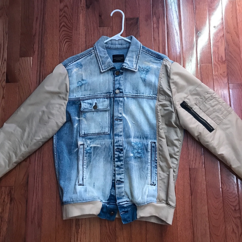 Rockstar denim bomber hybrid